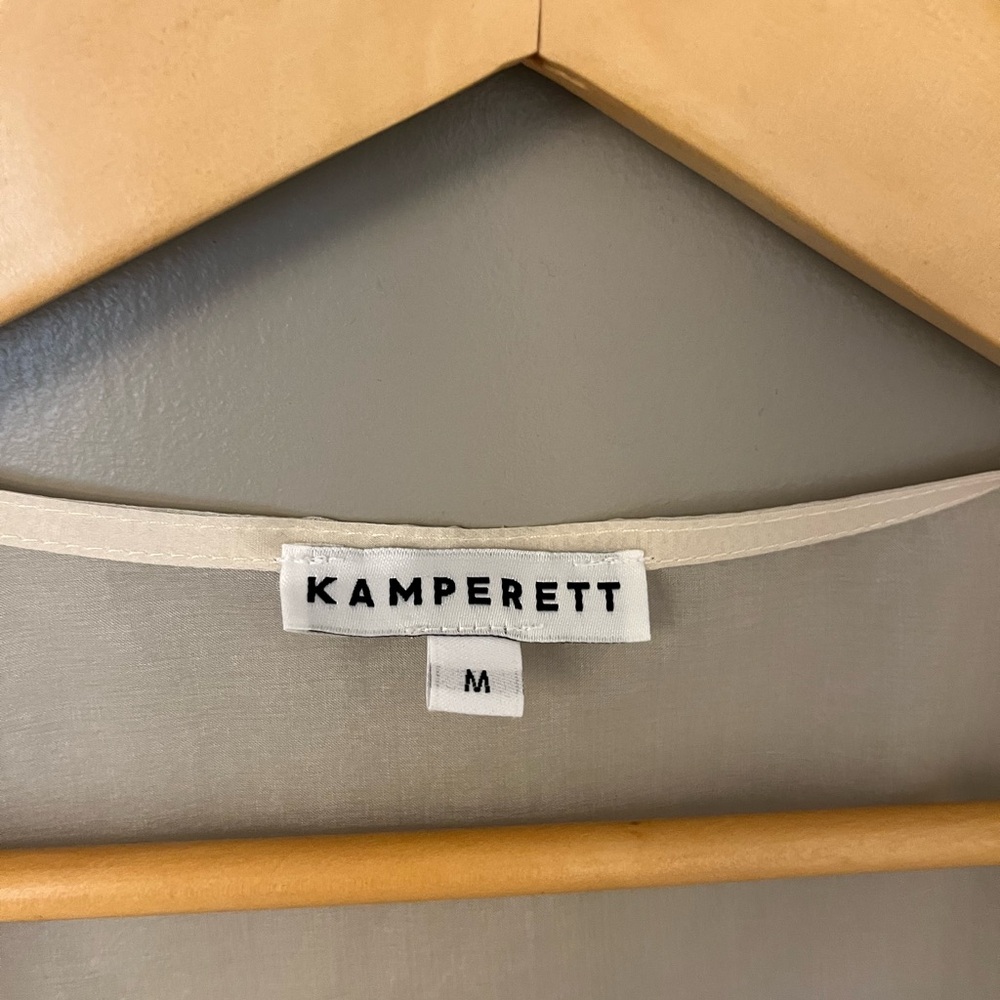 Sheer Wrap Maxi Dress in Champagne by Kamperett - Picture 2 of 11